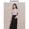 【商场同款】MAXRIENY甜美文艺中高领套头毛针织衫女修身显瘦上衣(货号:MC85SW544) 商品缩略图2