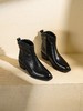西村名物2025年冬季新款舒适低跟防滑小尖头时装短靴切尔西靴T25DS49631 商品缩略图6