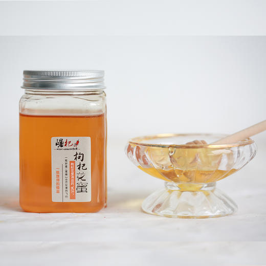 宁夏崛杞 枸杞花蜜自然原蜜 500g/瓶 商品图0