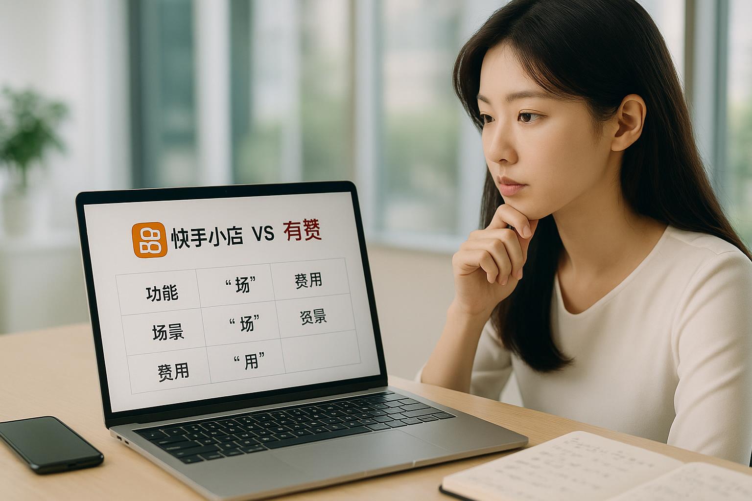 快手小店与有赞基础功能有哪些不同？