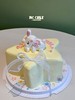 睡觉兔\趴趴兔 五角星异形蛋糕 商品缩略图1