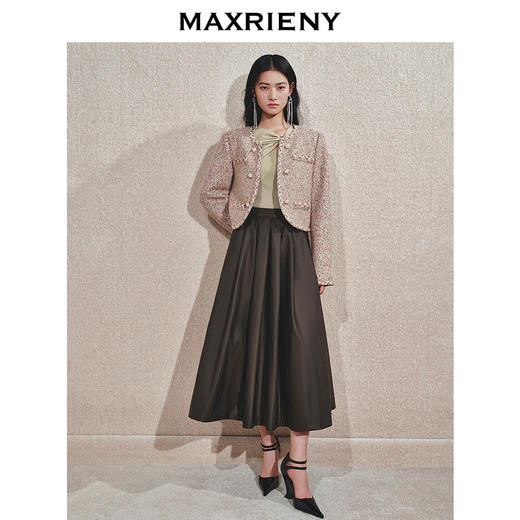 玛克门店发货：MAXRIENY千金小香风外套货号:MC85JA509) 商品图0