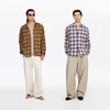 oneup法兰绒格子宽松衬衫（男女同款） 商品缩略图4