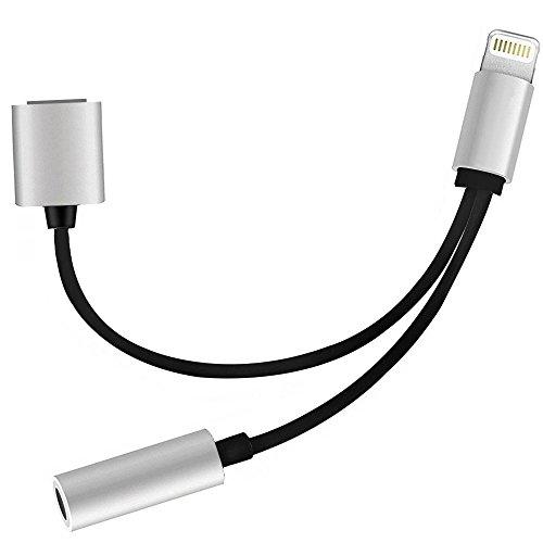 苹果Lighting转3.5mm音频线/Lighting 充电听歌二合一转接头 银灰色 商品图2