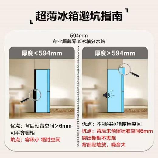 【天津】【海尔】【不含安装】冰箱_法式门超薄零嵌_BCD-485WGHFD1BWGU1 商品图2