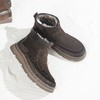 西村名物2025年冬季新款舒适厚底防滑绒毛内里保暖男靴休闲男靴X15DU49881 商品缩略图1