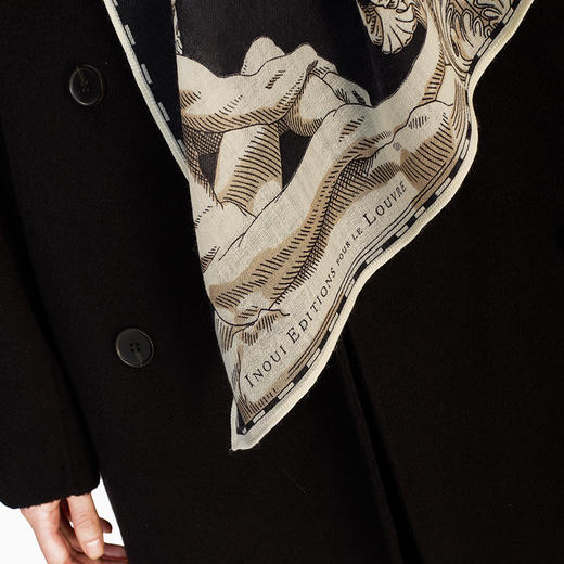 北京仓｜Inoui Editions-80 ARCHIVES-雕塑 黑色 围巾［法国设计师］ 商品图5