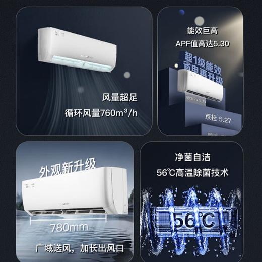 【天津】【格力】【不含安装】空调_1.5匹挂机 一级能效_KFR-35GW/(35587)FNhAh-B1 商品图1