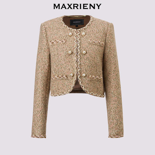 玛克门店发货：MAXRIENY千金小香风外套货号:MC85JA509) 商品图3