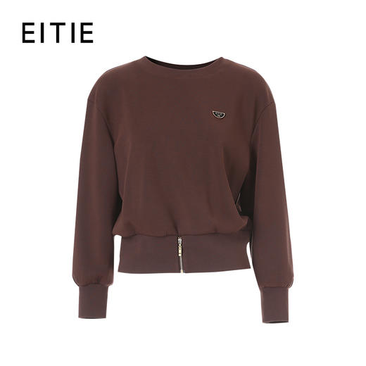 EITIE爱特爱圆领宽松舒适套头卫衣8313015 商品图2