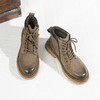 西村名物2025年冬季新款舒适厚底防滑绒毛内里保暖系带马丁靴休闲男靴X15DU49831 商品缩略图1