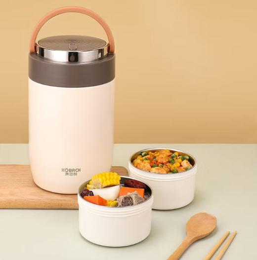康巴赫独立舱保温不锈钢饭提2L 商品图0