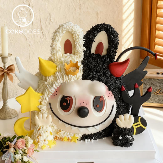 【私人定制】万圣节动物奶油鲜果蛋糕 商品图2