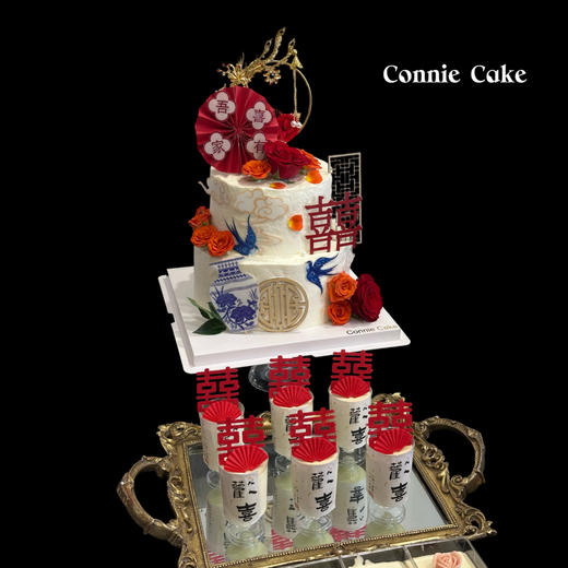 以甜为聘，共赴山海｜新中式婚礼甜品台 商品图1