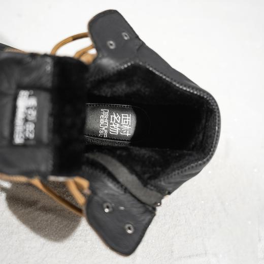 西村名物2025年冬季新款舒适厚底防滑保暖绒里系带休闲男鞋T15DU49751 商品图8