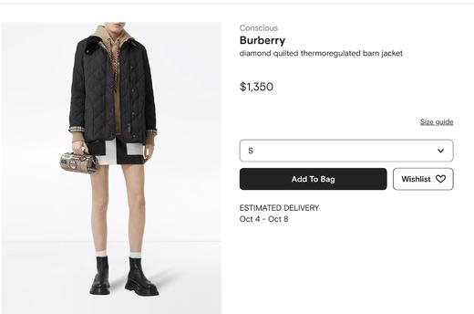 会员超值 BUR女装绗缝温控谷仓夹克 商品图2