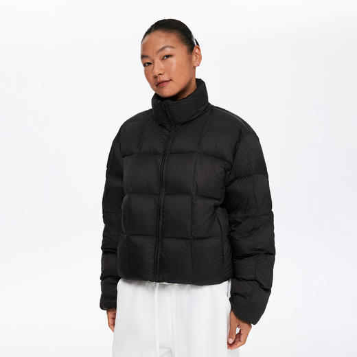 oneup格纹立领羽绒服 商品图2