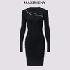 玛克门店发货：MAXRIENY收腰X型精致奢链连衣裙(货号:MC85DR541) 商品缩略图4