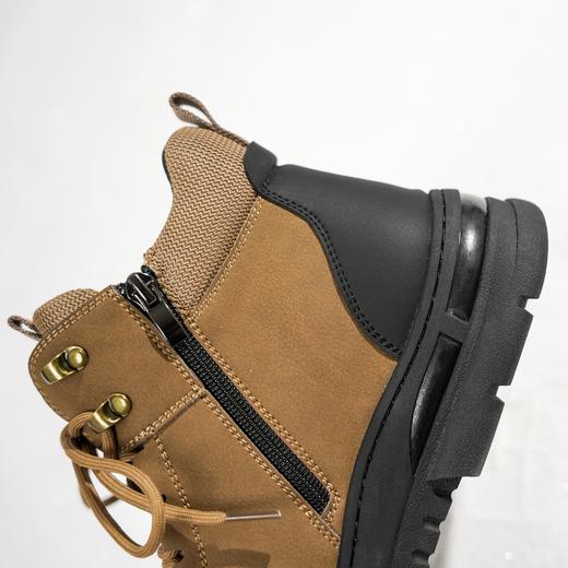 西村名物2025年冬季新款舒适厚底防滑保暖绒里系带休闲男鞋T15DU49751 商品图6