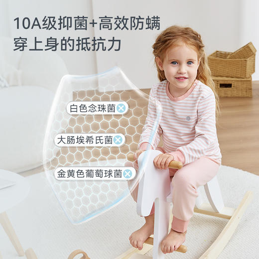 【感恩回馈 119元整套中暖】2025秋冬新品 ibaby×outlast太空科技恒温抑菌针织中暖圆领家居服套装加厚 商品图3