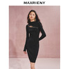 玛克门店发货：MAXRIENY收腰X型精致奢链连衣裙(货号:MC85DR541) 商品缩略图0