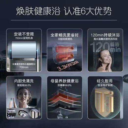 【天津】【卡萨帝】【不含安装】电热水器_3.3KW双驱变频速热_CEC6003HD-CM1KAU1 商品图2