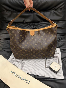 LV Delightful 老花拼皮 小号 单肩包