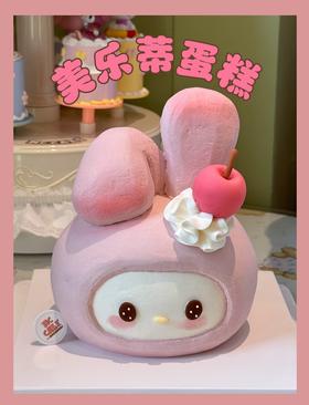 美乐蒂立体头像蛋糕
