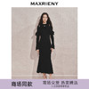 【商场同款】MAXRIENY法式复古浪漫荷叶边网纱毛织裙24冬款连衣裙(货号:MC85DR520) 商品缩略图0