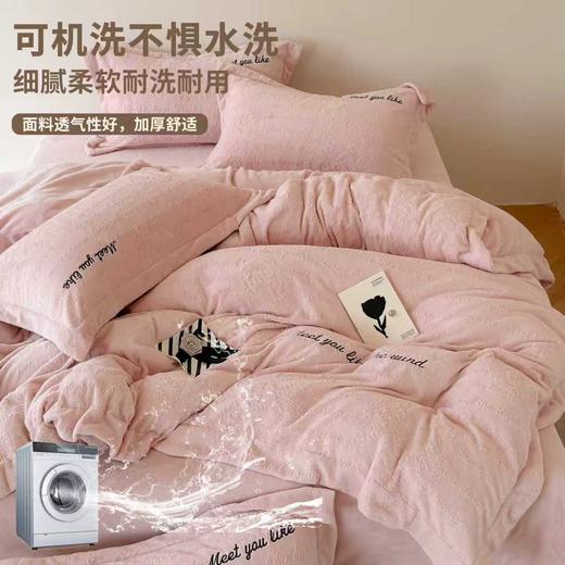 230g雕花绒 克莉斯汀保暖四件套 商品图10