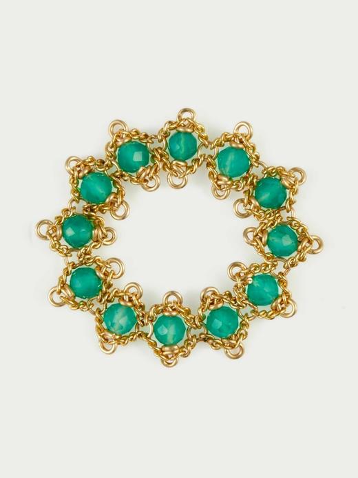 SpoiledBrat Jewelry 凡尔赛系列 | 绿玉髓 橘玛瑙 尖晶石软戒指 商品图0