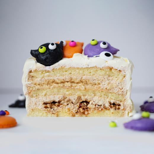 万圣节新品「哈啰喂」海盐焦糖坚果奶酥蛋糕｜随单含万圣节周边弹跳小南瓜一个！送完即止！ 商品图5