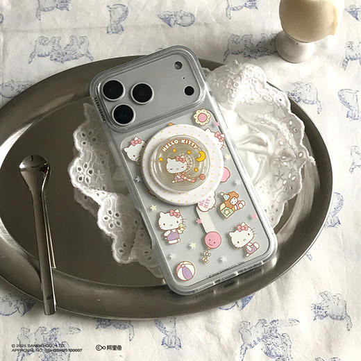 【白日梦手账本】幻想星星漫游 泡泡骚 x Hello Kitty合作系列 POPCASE手机壳 MagSafe Popcase磁吸款 镜面壳 iPhone17/16/15/14/13 商品图1