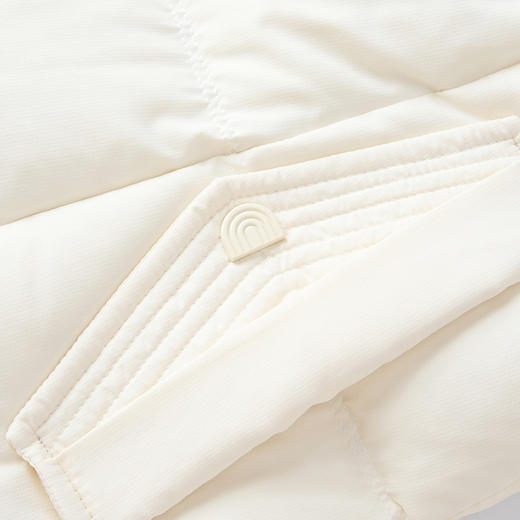 MAXRIENY通勤休闲可拆卸连帽细带长款羽绒服收腰显瘦 商品图1