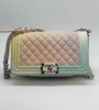CHANEL彩虹渐变LEBOY中号 25开银扣有身份卡 商品缩略图0