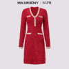MAXRIENY【商场同款】精致贵雅感连衣裙2024秋冬新款千金小香裙子(货号:MS85DR511) 商品缩略图3
