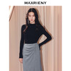 MAXRIENY极简主义穿搭套头毛针织衫25冬款亲肤软糯肌理感长袖上衣(货号:MF86SW503) 商品缩略图2