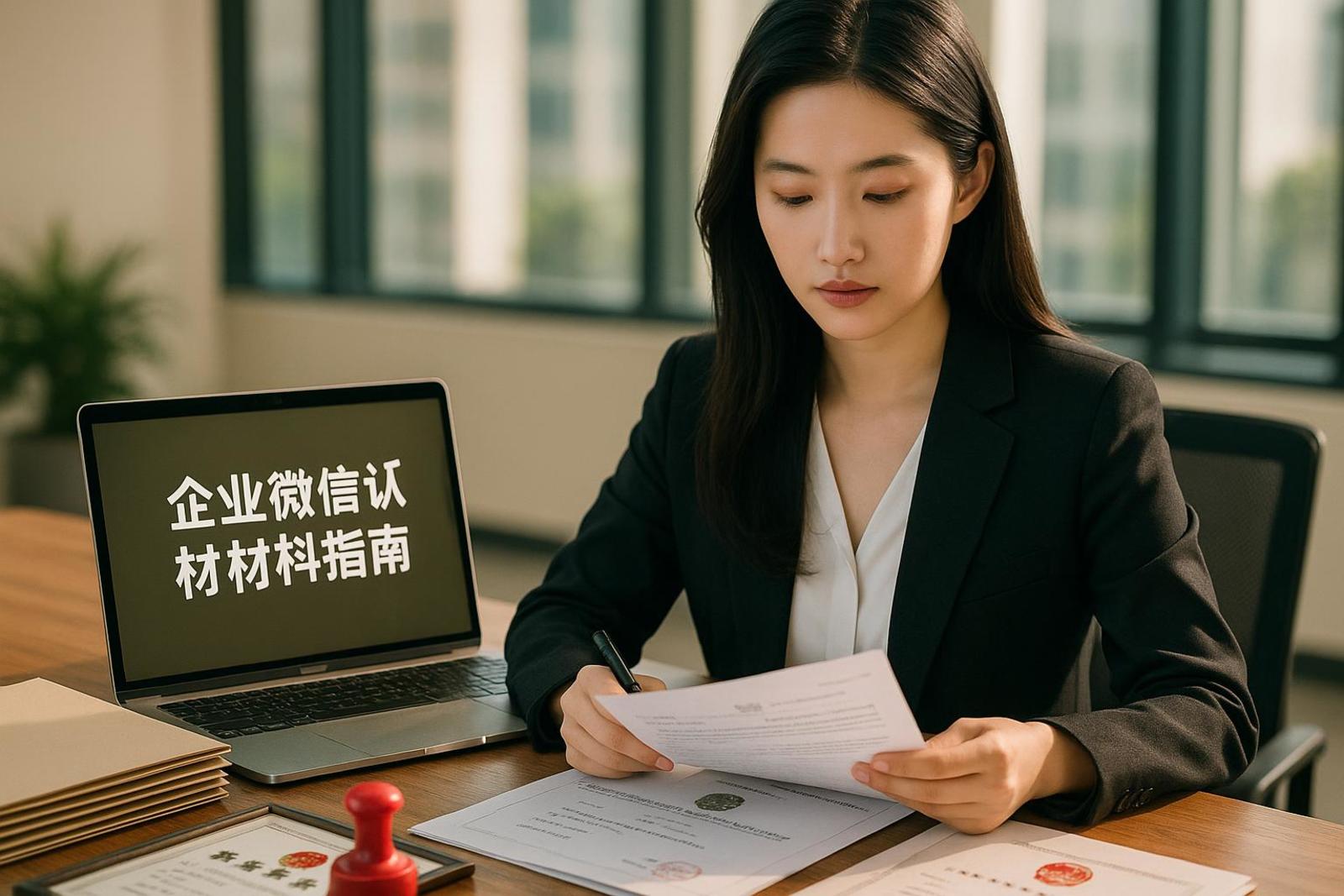 开通企业微信前,企业需准备哪些必备材料?