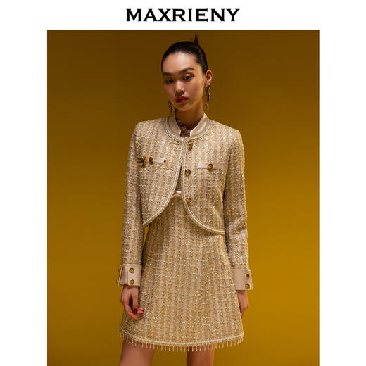 MAXRIENY新国风复古宫廷感千金小香风外套(货号:MC88JA012) 商品图1