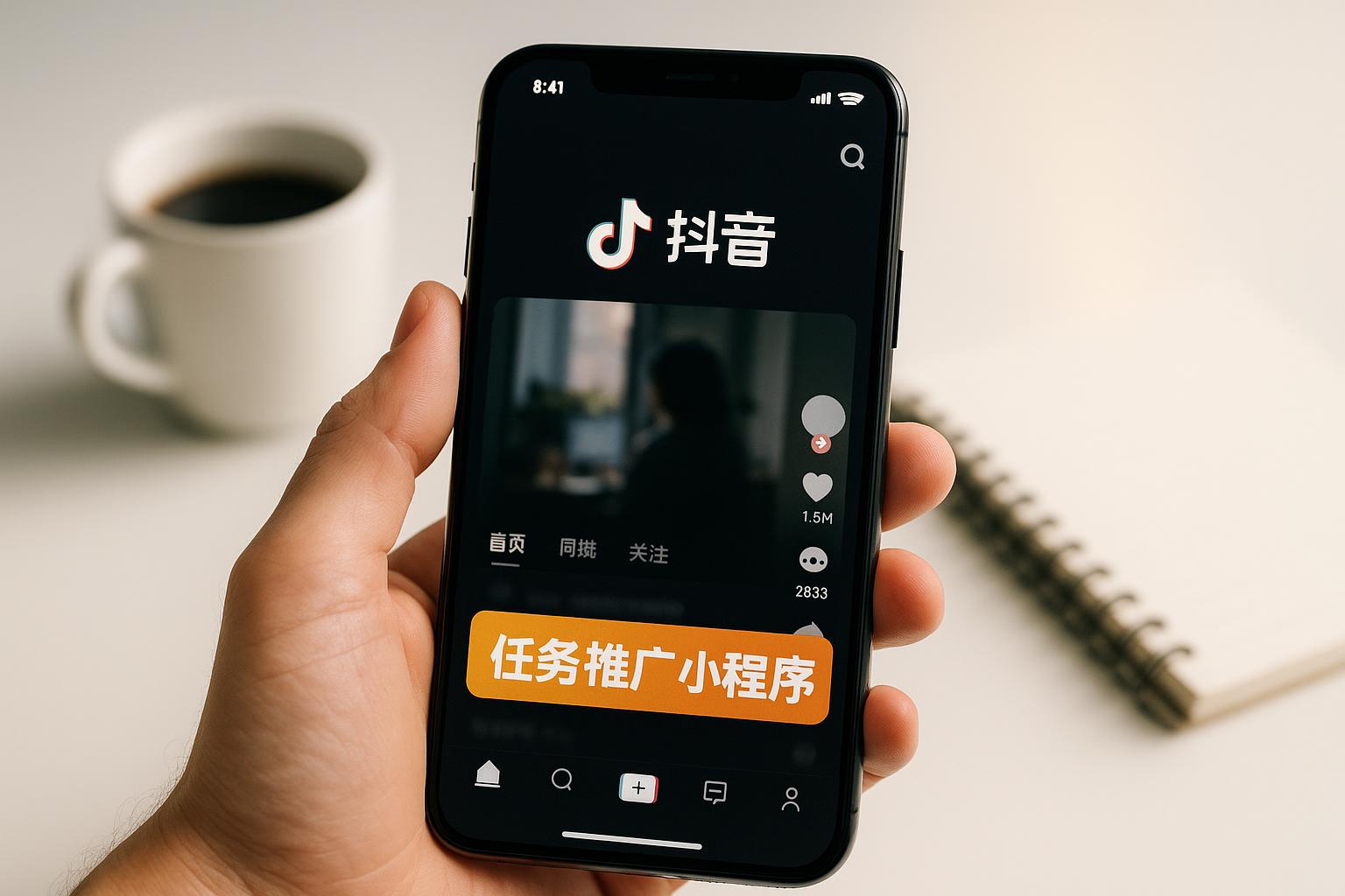 抖音官方任务推广小程序叫什么？