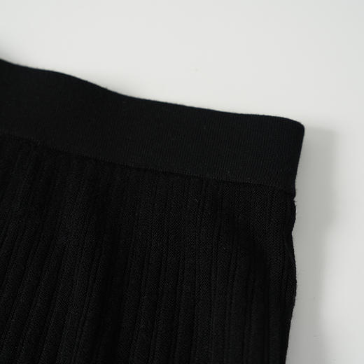 EITIE爱特爱松紧腰压褶裙摆精致时尚长裙半裙8401108 商品图3