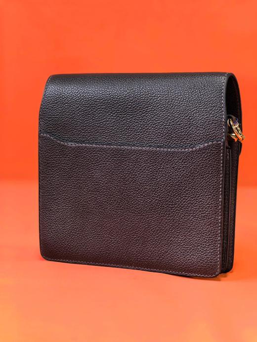 HERMES爱马仕Roulis 金扣 Togo牛皮 单肩斜挎包 迷你 女款 乌木色 Y刻 商品图1