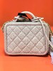 Chanel/香奈儿vanity case荔枝纹牛皮 肉桂粉 小号 有身份卡 商品缩略图2