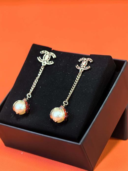 CHANEL 香奈儿水钻瓢虫造型耳饰 商品图1