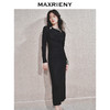 【冬日逸境-商场同款】MAXRIENY水晶织带浪漫精致连衣裙小黑裙(货号:MC85DR788) 商品缩略图2