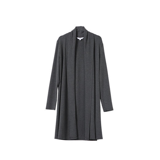 VIMAGE纬漫纪时尚简约慵懒感秋冬新款开衫长款外套V2403108 商品图6