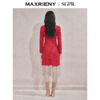 MAXRIENY【商场同款】精致贵雅感连衣裙2024秋冬新款千金小香裙子(货号:MS85DR511) 商品缩略图2