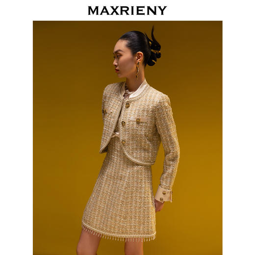 MAXRIENY新国风复古宫廷感千金小香风外套(货号:MC88JA012) 商品图2