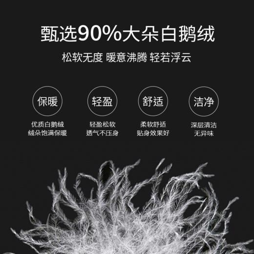【黑金短款鹅绒服】90白鹅绒填充 700+蓬松度 锁温保暖 商品图1