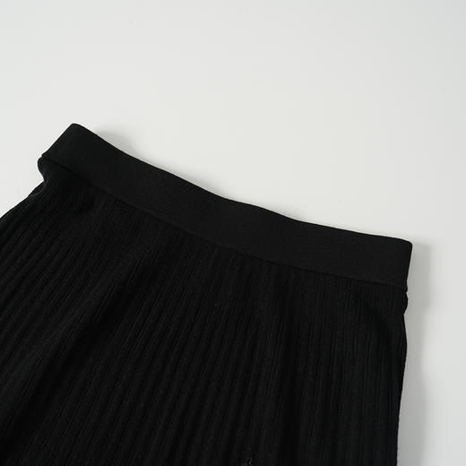 EITIE爱特爱松紧腰压褶裙摆精致时尚长裙半裙8401108 商品图2